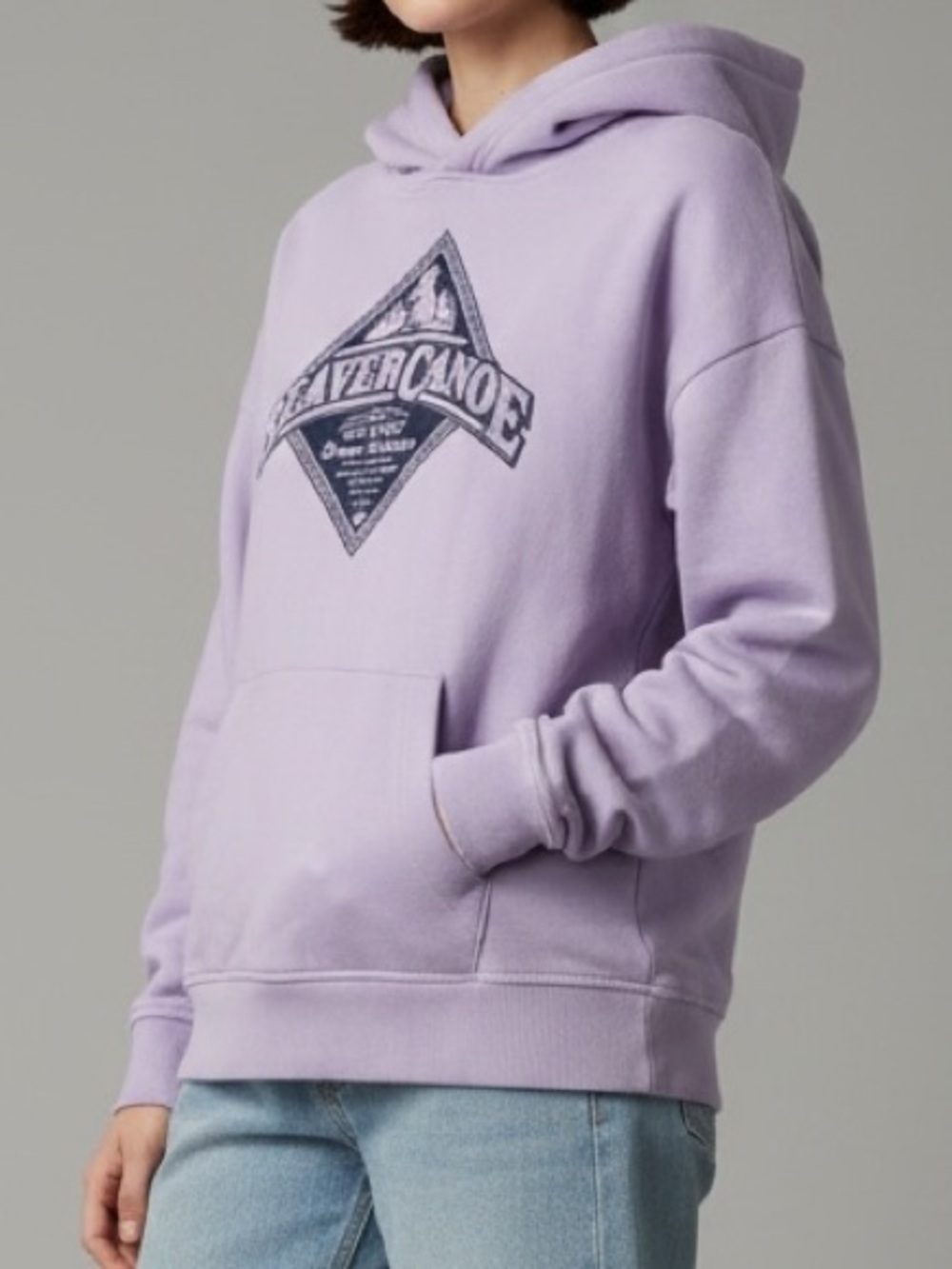 Roots Kids Lavender Pullover Hoodie size large